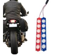 manhegari Motorcycle Tail Lights Waterproof IP67 Blink Flash Alert