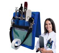 manhegari Nurse Pocket Organizer,Nurse Fanny Pack with Tape Holder | Utility Multi-Compartment Waist Bag Pocket Small Tool Belt for Work & Bandage