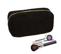 manhegari Pencil Case Pouch,High Capacity Corduroy Pencil Case - Middle School College Stationery Container Artistic for Travel Commuting Painting Marking Journaling