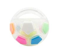 manhegari Puppy Teething Ball | Round Squeaky Interactive Toys | Dog Chewing Ball, Pet Training Supplies For Aggressive Chewers For Fetch And Play