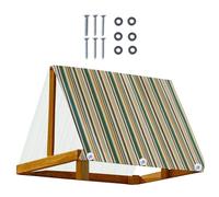manhegari Replacement Canopy for Swing,Waterproof 43x90 Inch Tarp Canopy - Playground Equipment Parts for Picnic Fishing Patio Jungle House Yard Tree Discovery