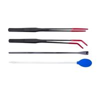 manhegari Reptile Feeding Tongs | Snakes Feeding Tongs | Feeder Clamp With Rubber Tip, Long Handle Design For Lizards Bearded Dragon Turtles Leopard Geckos Spider )