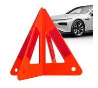 manhegari Safety Triangle,Foldable Warning Reflective Triangle Symbol - Non-Slip Compact Triple Hazard Alert Safety Device Protection Assistance for Adults Family