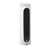 manhegari Tower Fan, Small Desk Bladeless Tower Fans, Battery Operated Portable Air Circulator 3 Speeds Desk Accessories for Indoor Outdoor Camping Picnic Bedroom Living Room