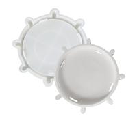 manhegari Tray Mold - Rolling Tray Molds,Art Craft Rudder Design Cement Moulds for Room Decoration Wedding Table Home Resin Casting