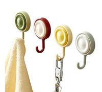 manhegari Wall Hooks Adhesive | Wall Hangers Without Nails,Towel Hanger Bathroom Accessories for Closet Bedroom Kitchen Tile Glass Mirror Ceramic Apartment Dorm College