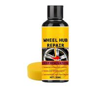 manhegari Wheel Hub Scratch Paste | 30ml Shine Restorer with Sponge - Scratch Removal Wheel Hub Paste | for Truck Sedan Caravan Workshop Garage Daily-Drive Roadside