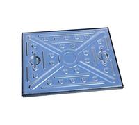 Manhole Cover 640mm x 490mm Overall Size 5 Tonne ALL STEEL Solid Top Lid and Frame (600mm x 450mm Clear Opening) UK Seller