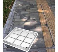 Manhole Cover for Yard, Square Septic Tank Lid with Handle, Durable Embedded Design for Outdoor Use, Suitable for Landscaping and Greenery, Easy to Install