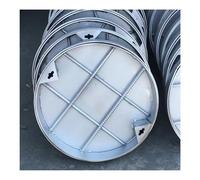 Manhole Cover,Heavy Duty Stainless Steel Manhole Cover & Frame, Invisible Sewage Basin Lid, Durable Inspection Cover for Driveway & Yard, 80x80cm (31.5x31.5in)