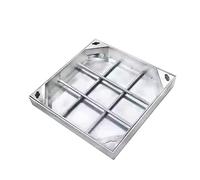 Manhole Cover,Heavy Duty Stainless Steel Septic Tank Covers with Sturdy Welded Frame - Durable Manhole Covers for Outdoor Patio, Garden, Garage, and Highway Use