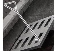 Manhole Cover Lifter,Manhole Hook, Manhole Hook Handy Manhole Lifting Tool for Removing Storm Drain, Portable ManHoles Removing Extractor(40cm (15 3/4"))