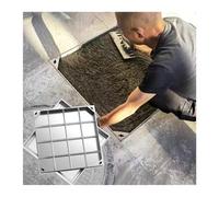 Manhole Cover, Recessed Stainless Steel Decorative Lid for Septic Tank and Drainage, Invisible Block Paving Design, Square Lid