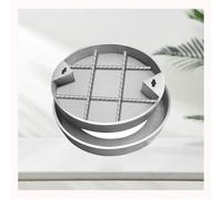 Manhole Covers, 304 Stainless Steel Material, Reasonable Internal Structure, Stable and Pressure-Resistant(30 * 30 * 5cm/11.8 * 11.8 * 1.96in)