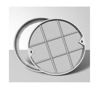 Manhole covers, Internal Steel Reinforcement Structure Improves Bearing Capacity(80 * 80 * 5cm/31.4 * 31.4 * 1.96in)