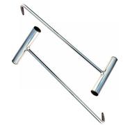 Manhole Hook Tool Stainless Steel Lifting Tool for Drain Grate Cover, 39.4in Roller Shutter Hook for Sewer Maintenance & Garbage Disposal