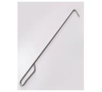 Manhole Lifting Keys Stainless Steel - Sturdy Cover Pulling Hook for Sewer/Septic Tank and Large Roller Shutter Door Puller