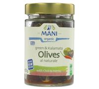 Mani Organic Mixed Olives al Naturale - 205g