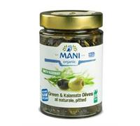Mani Organic Mixed Olives al Naturale Pitted with Rosemary 175g