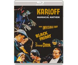 MANIACAL MAYHEM (Three films starring Boris KARLOFF) (Eureka Classics) Two-Disc Blu-ray