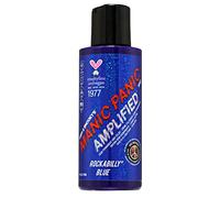Manic Panic Amplified Rockabilly Blue Semi-Permanent Hair Colour (118ml) | Deep Blue Hair Colour for Women & Men That Lasts 6-8 Weeks - Vegan, Ammonia & Cruelty-Free - Create & Mix Custom Shades