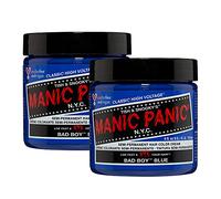 Manic Panic Bad Boy Blue Classic Creme, Vegan, Cruelty Free, Semi Permanent Hair Dye 2 x 118 ml
