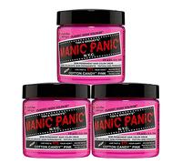 Manic Panic High Voltage® Classic Cream Formula Colour Hair Dye 118ml (Cotton Candy™ Pink) - 3 PACK