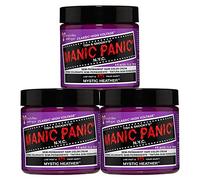 Manic Panic Mystic Heather Classic Creme, Vegan, Cruelty Free, Purple Semi Permanent Hair Dye 3 x 118 ml
