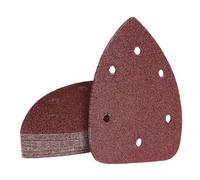 MANICAF Sandpaper Triangle Sander, Pack of 20 Sandpaper Wood, Delta Sandpaper Sandpaper Grits 80, Sandpaper 140 mm x 100 mm Sanding Sheets for Sanders