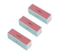 Manicare 4 Way Nail Buffing Block, Pack of 3, Shapes and Shines Nails