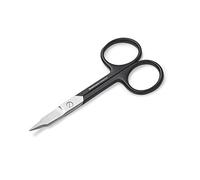 Manicare Black Nail Scissors, Precision Blades, Quality Surgical Grade Japanese Stainless Steel, Home And Professional Trimming Of Nails, Long Lasting Sharp Scissors For Manicure And Pedicure
