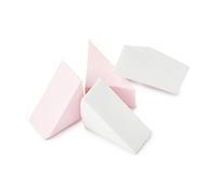 Manicare Cosmetic Wedges, Pack Of 4 Triangle Sponges, Latex Free, Blending Sponges For Liquid, Cream And Powder Makeup, Foundation, Smooth Flawless Application, Beauty Accessory Tool, Makeup Artist