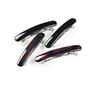 Manicare Mini Hair Barrettes, Pack Of 4, Perfect Hair Clips For Decorating Or Sectioning The Hair, Secure Grip, Comfortable, Gentle On The Hair And Scalp, Elegant French Clasp, Tortoiseshell And Black