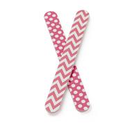 Manicare Pack of 2 Cushioned Emery Boards, Nail Files For Shaping Artificial And Natural Nails, Double Sided Medium Grit, Strong And Durable