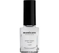 Manicare Stop That Nail Polish, Nail Biting prevention to help nail growth and Strengthening and to reduce biting, aids in nail repair and protects as a clear coat, Large 11ml bottle and non toxic