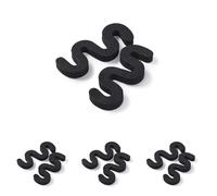 Manicare Toe Separators, Black Foam, Soft And Comfortable, Sponge Pedicure Toe Dividers, Finger Spacers, Perfect For Applying Nail Polish, Painting, Nail Art, Gel Nails, Toenails, Twin Pack