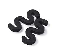 Manicare Toe Separators, Black Foam, Soft And Comfortable, Sponge Pedicure Toe Dividers, Finger Spacers, Perfect For Applying Nail Polish, Painting, Nail Art, Gel Nails, Toenails, Twin Pack