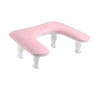 Manicure Arm Rest For Nails Techs U-shaped Adjustable Nails Armrest Leather Hand Stand Rest Art Hand Pillow Nail Arm Manicure Cushion Pillow Stand Portable Professional For Acrylic Art
