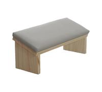 Manicure Arm Support - Nail Hand Pillow, Art Polishing Stand | Elevated Pu Pad With Bevel Surfaces, Wooden Base Hand Cushion Board, Soft Comfort Pad For Spa Workstation, Table Setup, DIYs Nails,