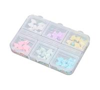 Manicure Bowknot Resin Nail Art Care Bow Accessories for Daily Work and Travel