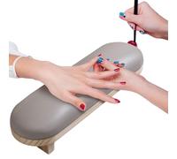 Manicure Cushion - PU Leather, Sponge, Wood 39 x 11.5 x 8 cm | Arm Rest for Nails, Hand Cushion | Çoussin Pad our Manicure, Ćoussin Foot for Salon, Home, Practical Station