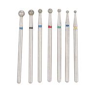 Manicure Drill Bit, Professional Nail Drill Bits Set Multi Functional Tungsten Steel Manicure Grinding Heads for Nail Art Enthusiasts and Salons 7 Pieces (NO.02)
