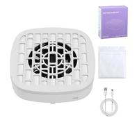 Manicure Fan Cleaner - Quiet Nail Dust Fan Vacuum Machine, Nail Vacuum Dust Collector, Manicure Tools For Beginner Women & Professionals | Home Studio & Salon Table Desk Use For Polishing & Gel Acr