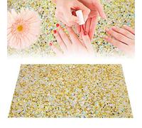 Manicure Hand Holder Table Mat with Bright Shining Decoration for Clean Nails, Soft and Wear-Resistant Nail Art Tool, Portable and Reusable for Salon and Home Use (Hand pad JD-01) (Hand pad JD-02)