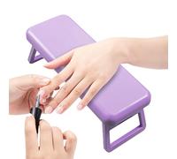 Manicure Hand Rest - 28x10.5x10cm Comfortable Nail Arm Rest, Manicure Pillow | Stable Foldable Hand Holder, Portable Nail Armrest For At-Home, Professional Nails Salon, French Manicures Use
