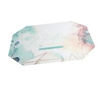 Manicure Hand Rest Cushion | PU Foldable Hand Pillow Holder for Nail Art | Professional Nail Salon Arm Support | Space-saving Arm Cushion - Green Mat B