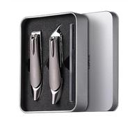 Manicure Kit Nail Clipper Set, Sharp Fingernail & Toenail & Oblique Cutting Clippers, Stainless Steel Cutter Personal Pedicure Kit with File Travel
