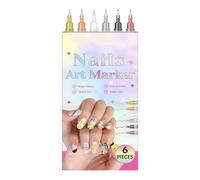 Manicure Lacquer Pens - Multicolor Tip Applicators Quick Dry Ink Instrument for Artistic Detailing Portable Beauty Set Elegant Cosmetic Accessories | Simple Patterns