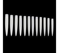 Manicure Nails Tips 120pcs Clear Artificial Nails With Pre Numbered Sizes Easy Application And Salon Use