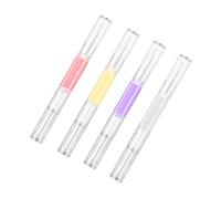 Manicure Nourish Pen 2ml 4pcs Nail Cuticle Care Oil | Portable Softening Formula for Salon Use, Lightweight Pp Pen Design, Rose Lily Lavender Orange Scents